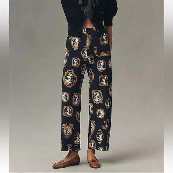 Anthropologie Collette Ponte Crop Wide-leg Pant by Maeve - brand new! - Picture 3 of 6